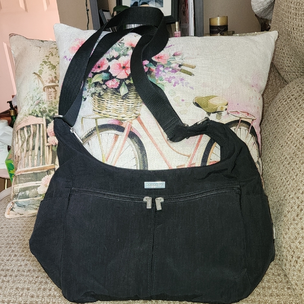 Baggallini Black Hobo Crossbody Bag